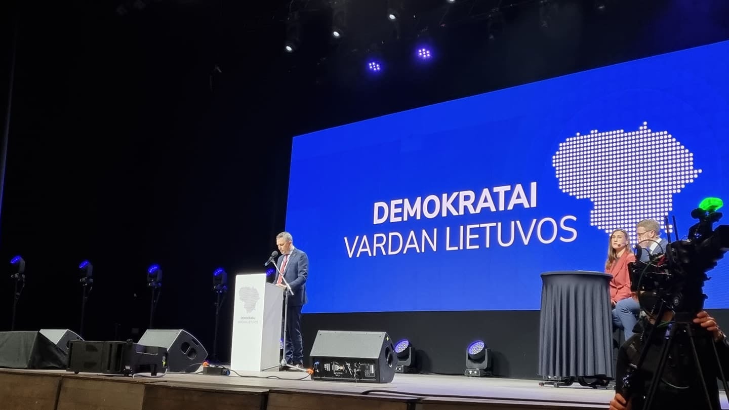 Kalba Demokratų sąjungos „Vardan Lietuvos“ steigiamajame suvažiavime